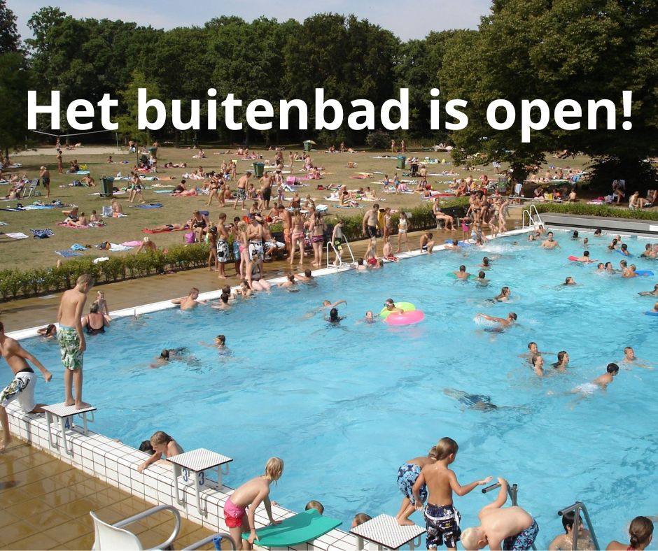 Buitenbad open!